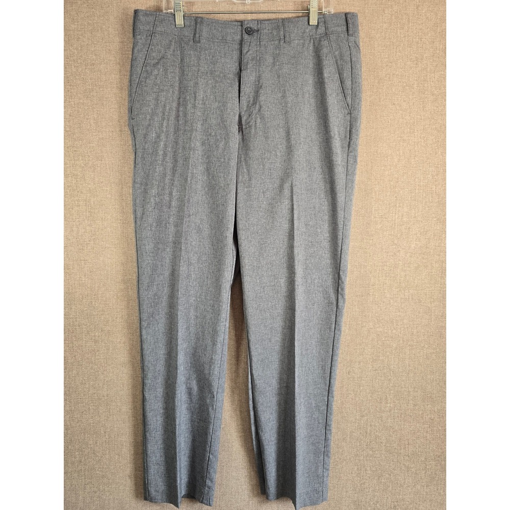 Ben Hogan Performance Mens Grey Heather Golf Pants 36x32Stretch Moisture Wicking